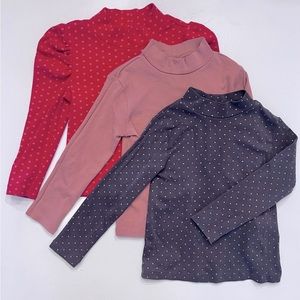 Long sleeve mock neck tops
